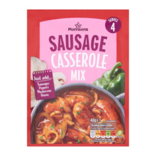 Morrisons sausage casserole mix 40g