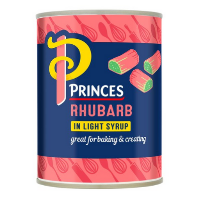 Princes Rhubarb in light syrup 540g.