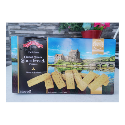 Paterson's glotted cream shortbread 360g