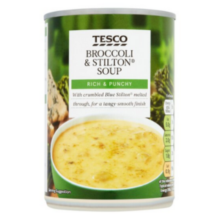 Tesco brocolli and stilton soup 400g