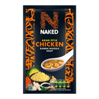 Naked asian style chicken ramen noodle soup 25g