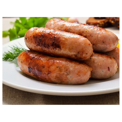 English lincolnshire breakfast sausages