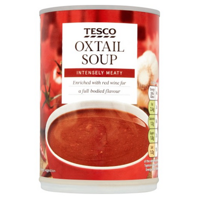 Tesco oxtail soup 400g