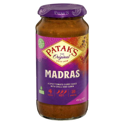 Patak's Madras curry sauce 450g - Brit Box Philippines
