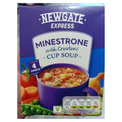 Batchelors Cup A Soup With Croutons Chicken And Vegetable 4 Sachets 110...