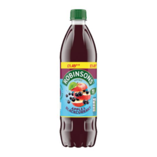 Robinson apple and black currant 750ml