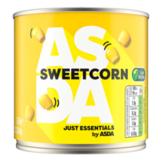 Just essential by asda sweetcorn 326g