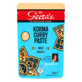 Geeta's korma curry paste 80g