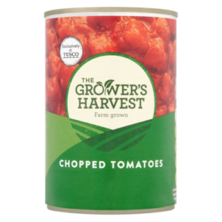 Growers harvest chopped tomatoes 400g