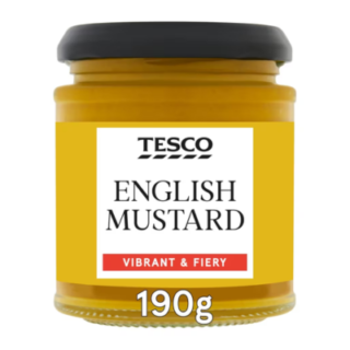 Tesco english mustard 190g