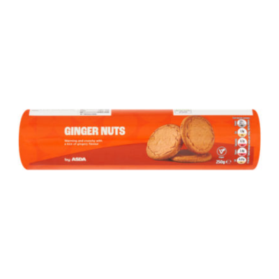 Ginger nuts by asda 250g