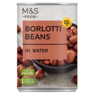 M&S borlotti beans 400g