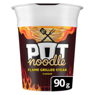 Pot noodle flame grilled steak 90g